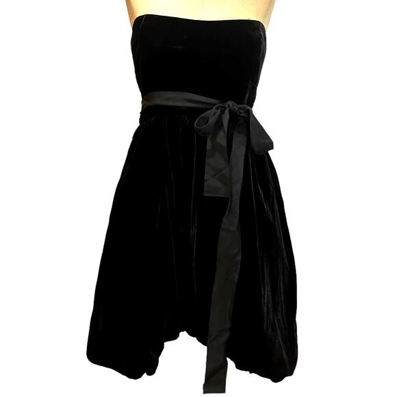 Cara Cara Velvet Strapless Mini Dress New - Picture 10 of 14